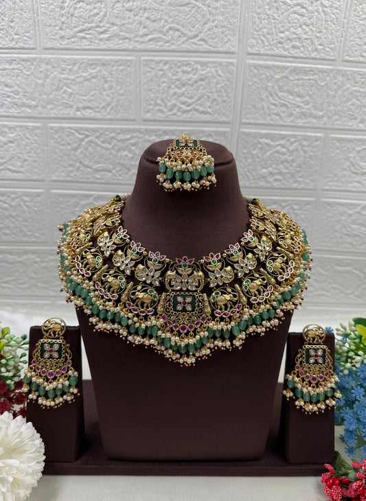 Mirabai Heritage Semi Bridal Set