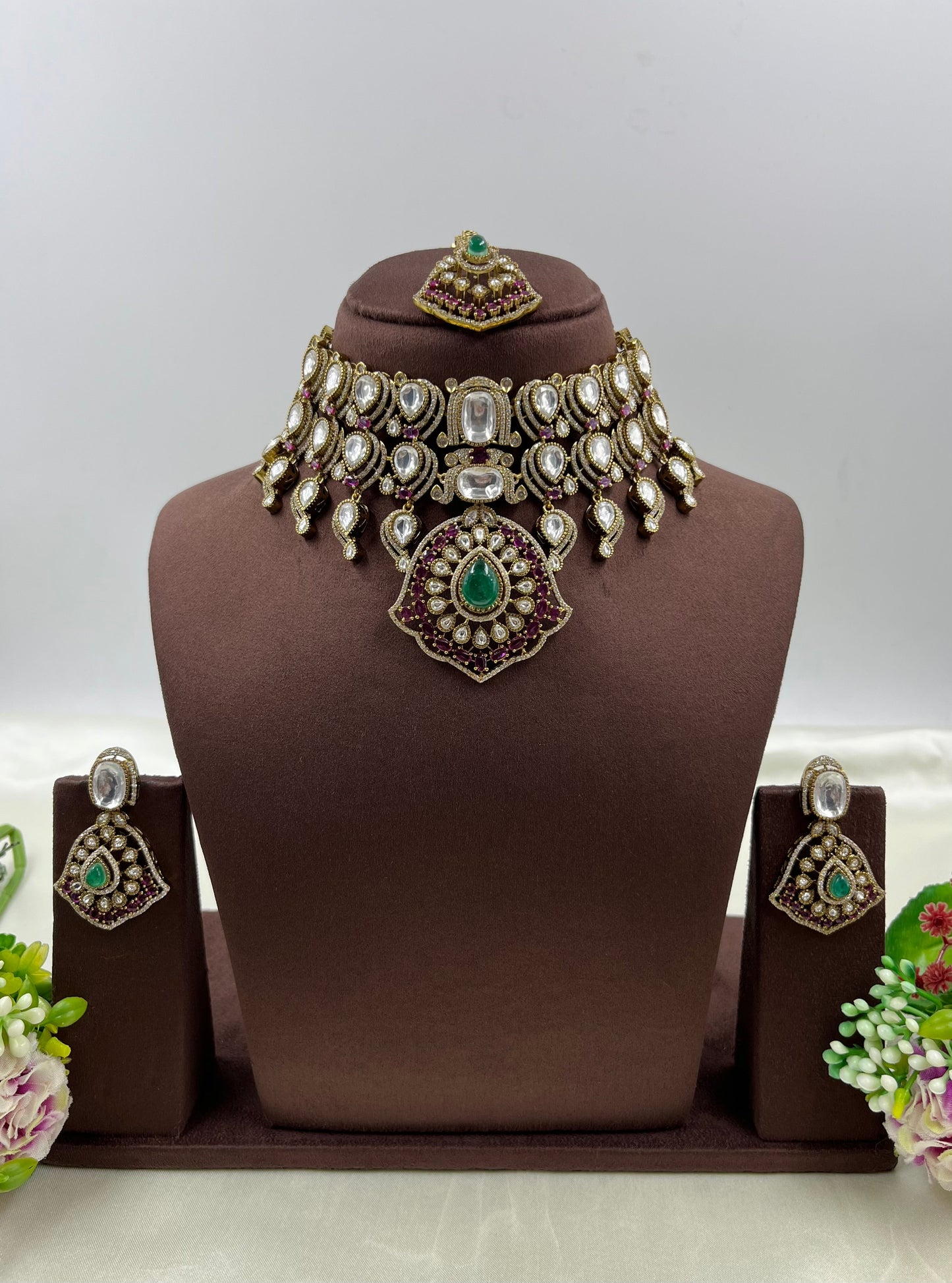 Payal Premium Moissanite Choker Necklace