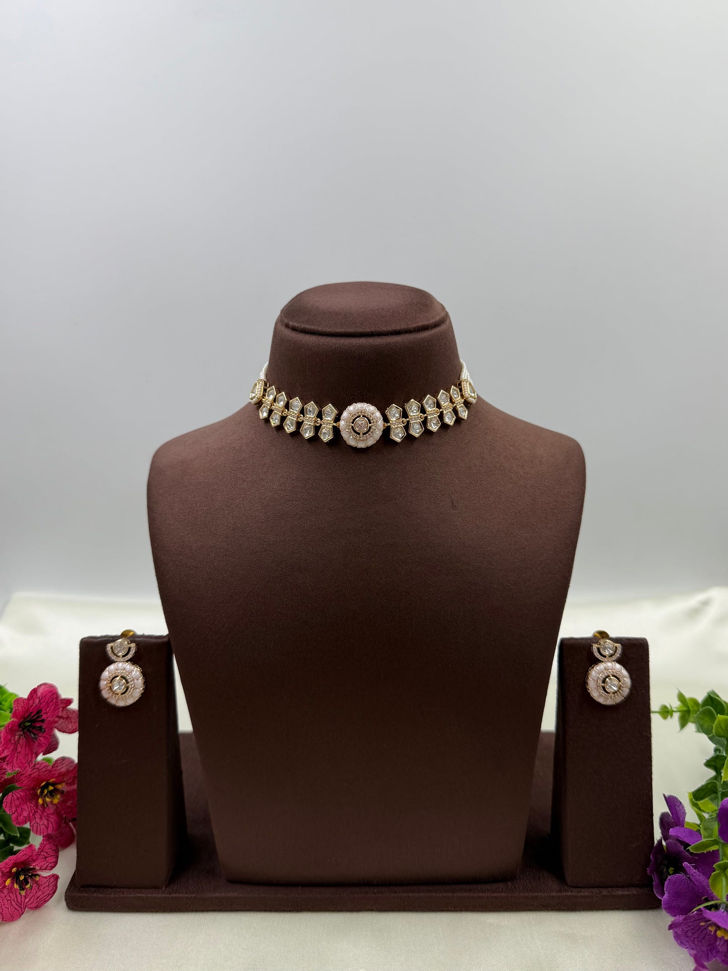Zoya Moissanite Choker Necklace