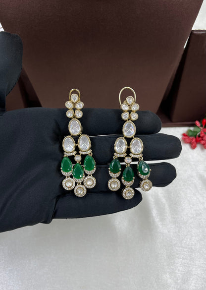 Reya Moissanite Victorian Semi Bridal Set