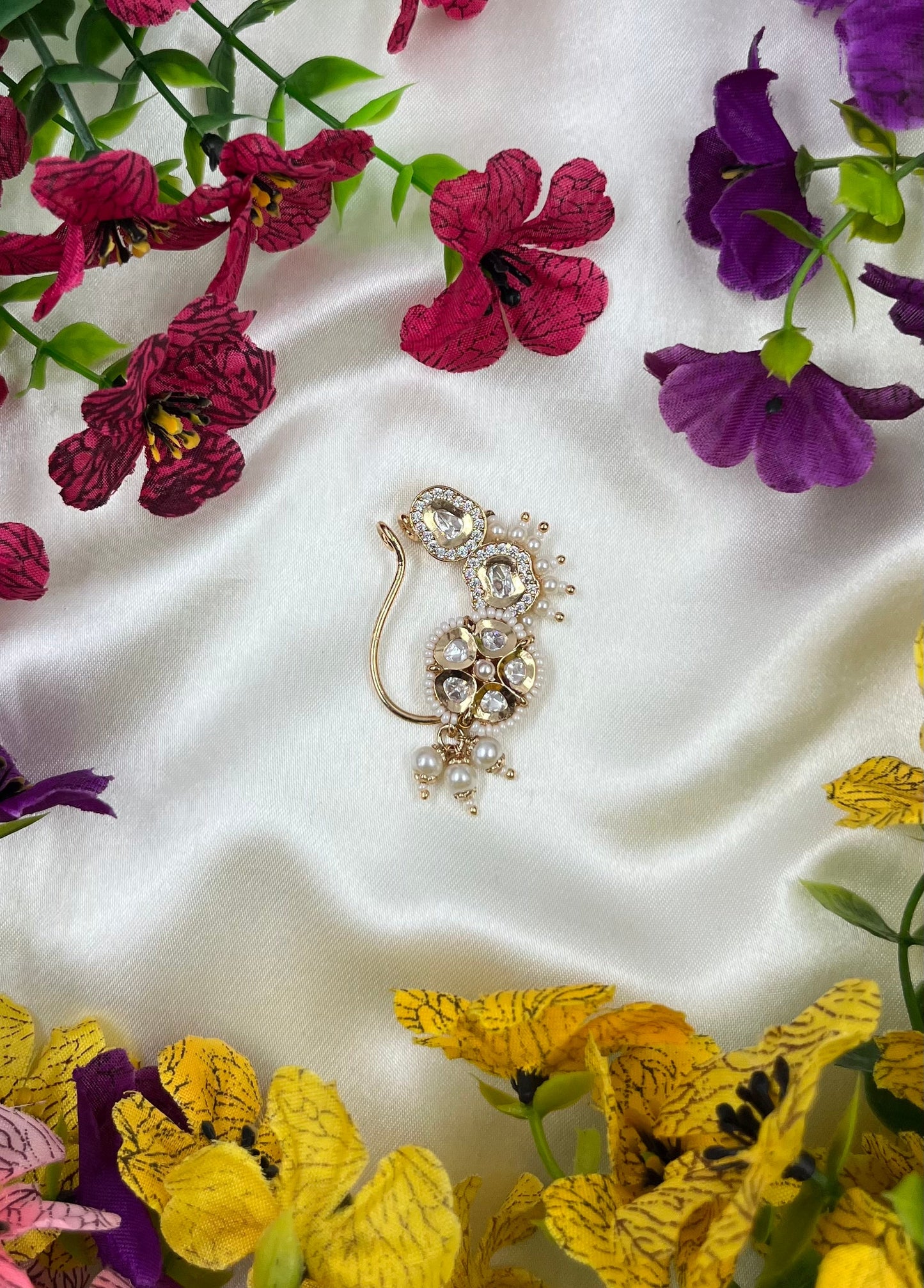 Sravani Moissanite Nose ring