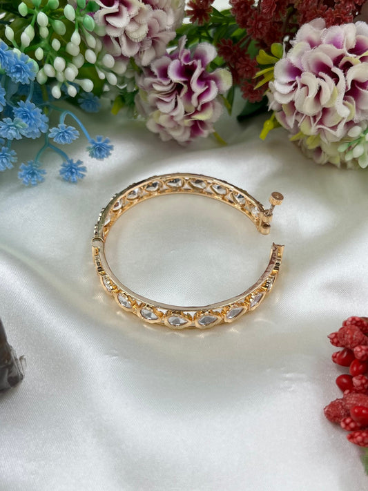 Devina Moissanite Bangles (Openable)