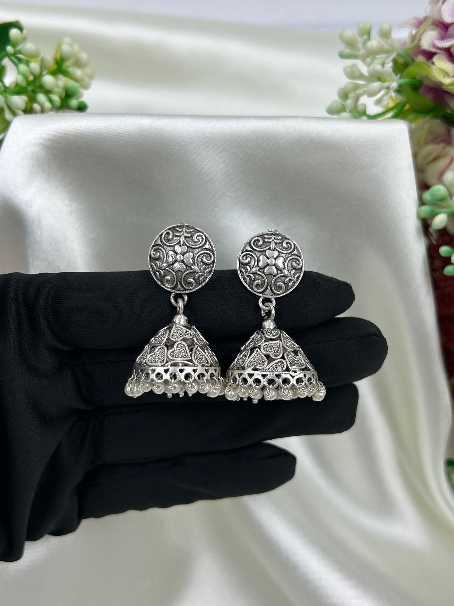 Shruti Silver Earring