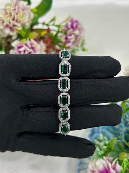 Pihu American Diamond Bracelet (Adjustable)