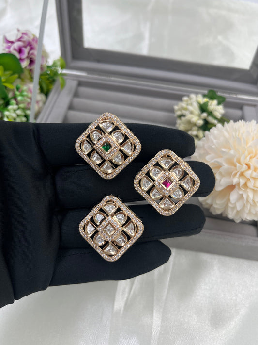 Golden Embrace Moissanite Ring