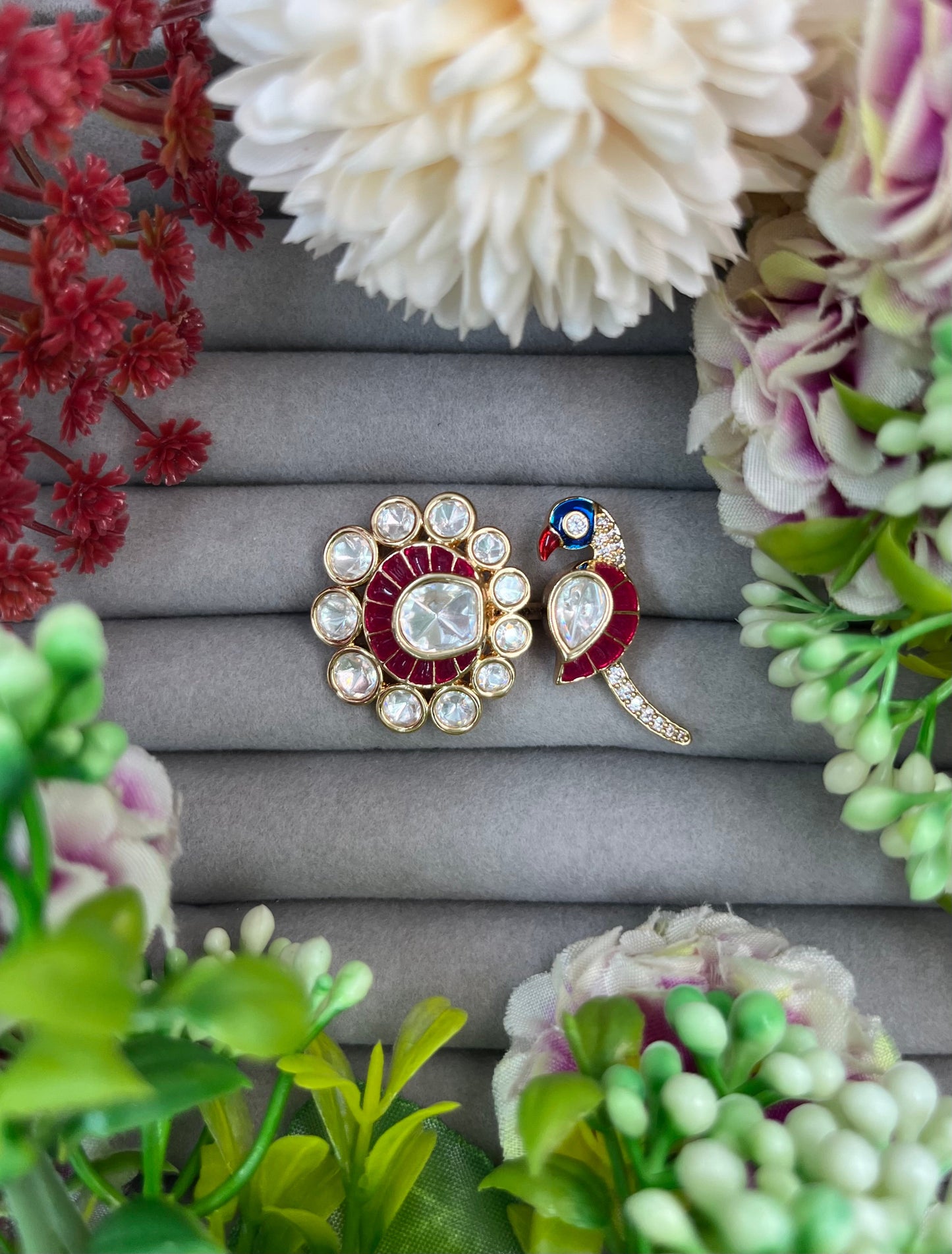 Riwaayat Moissanite Ring (Adjustable)