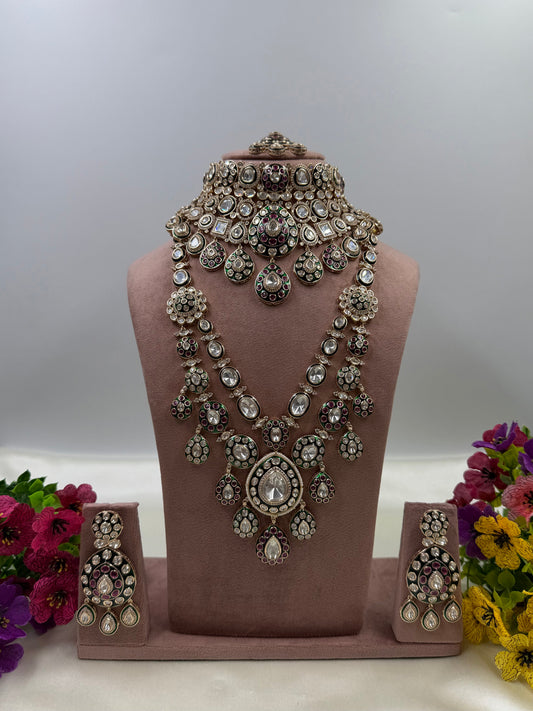 Raziya Moissanite Premium Combo Set
