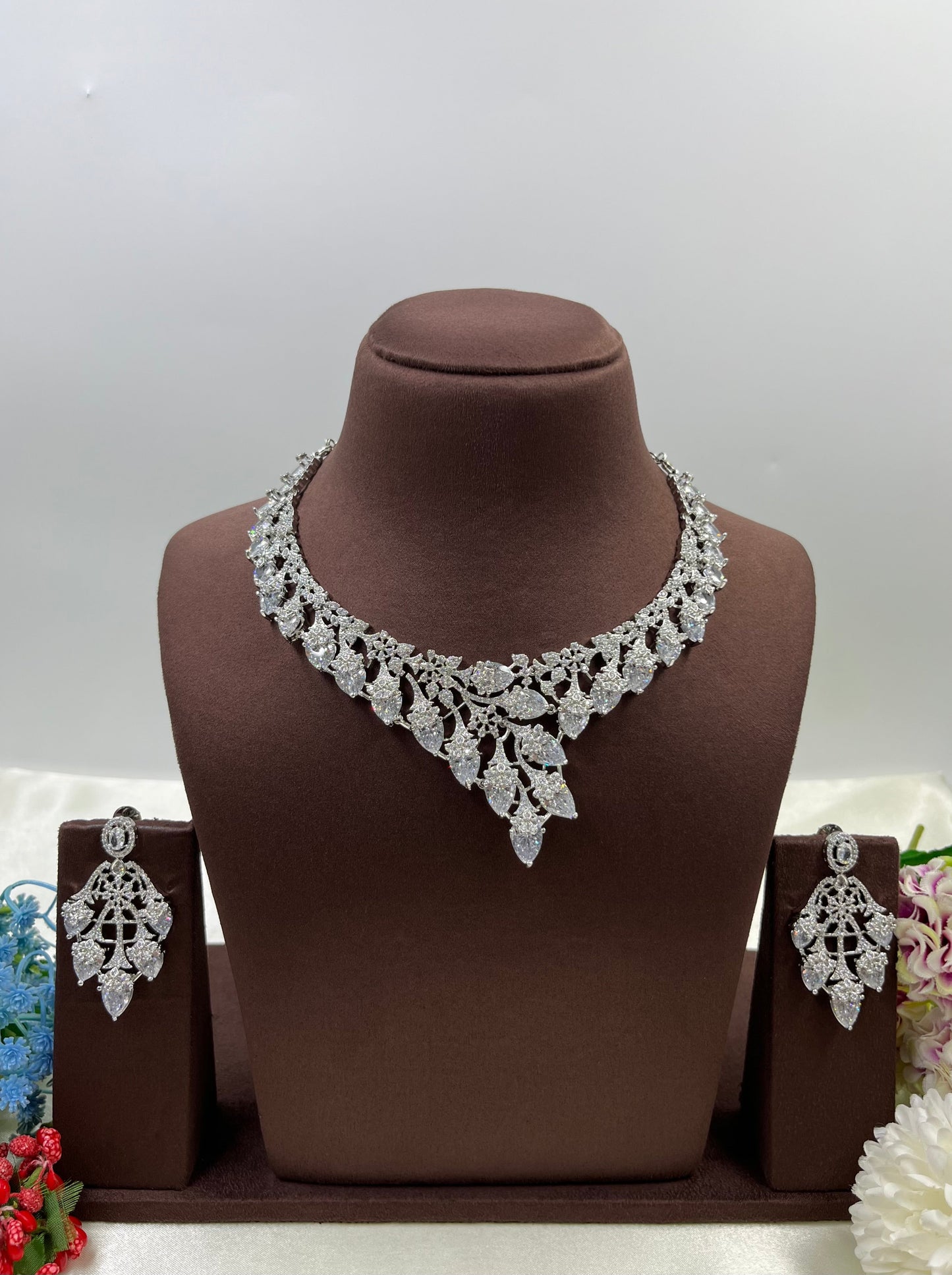 Shreya Premium American Diamond Necklace