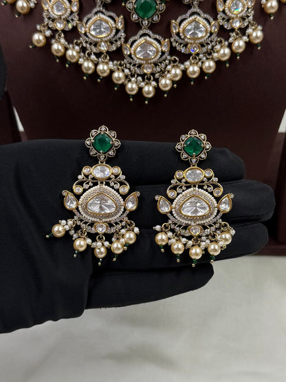 Tanisha Victorian Moissanite Necklace