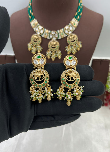 Anaya  Heritage Premium Moti Necklace