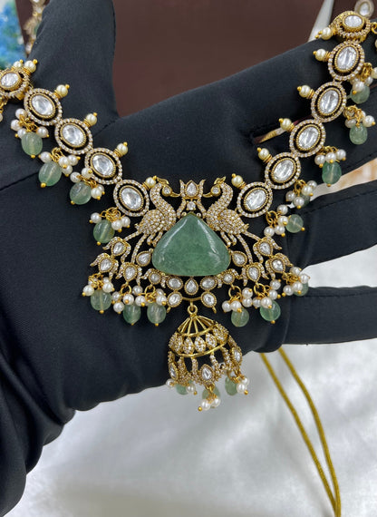 Alankara Granite Victorian Necklace