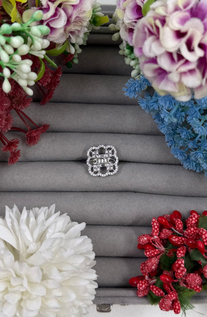 Minal American Diamond Ring (Adjustable)