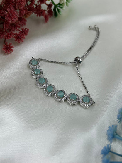 Rohini American Diamond Bracelet (Adjustable)