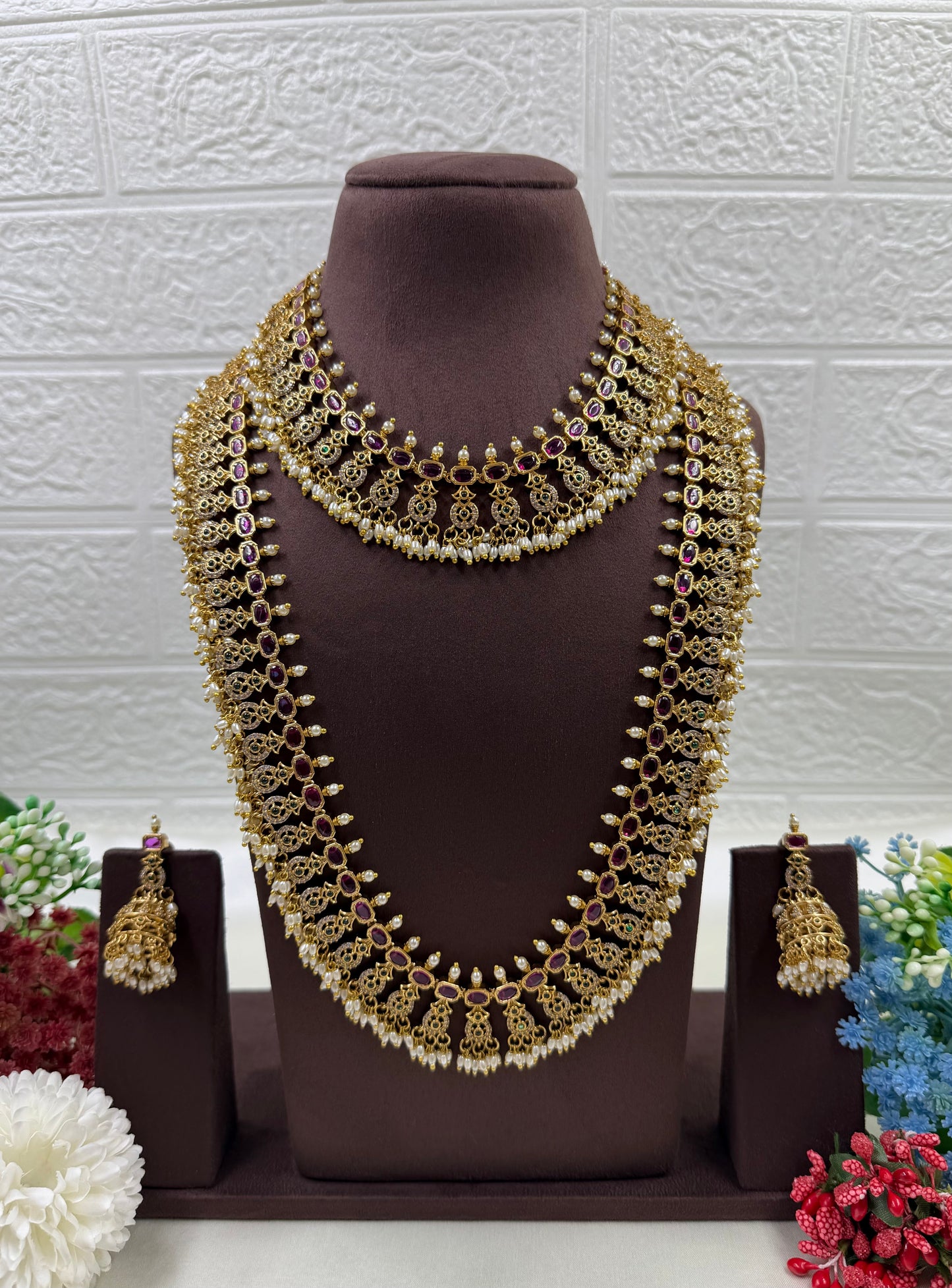 Sonam Premium Traditional Combo Necklace