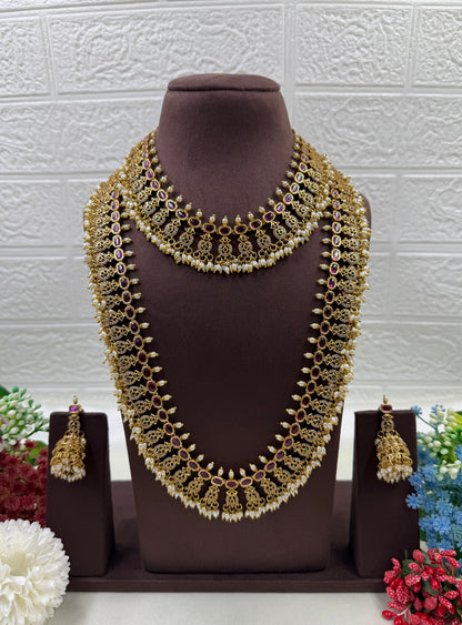 Sonam Premium Traditional Combo Necklace