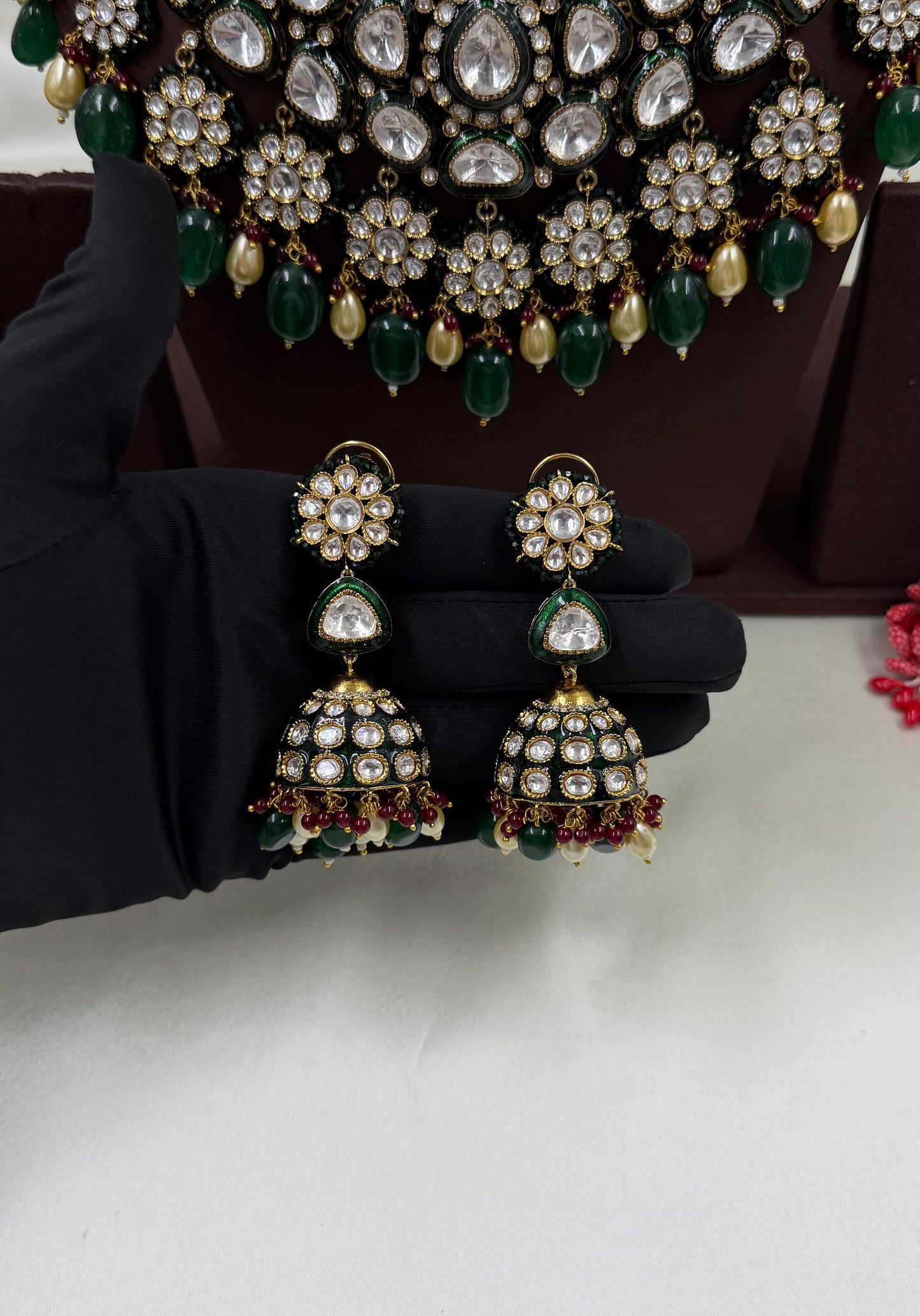 Jagruti Polki Kundan Necklace Set