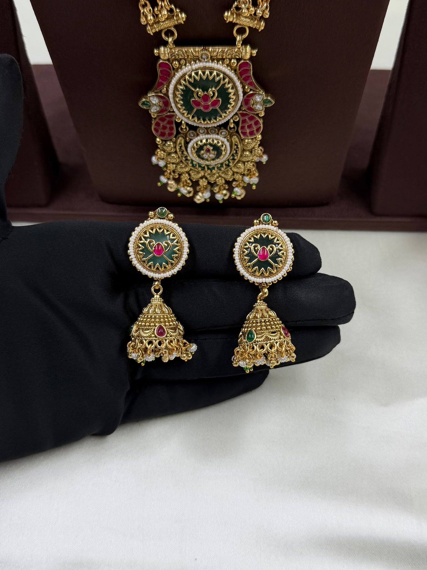 Heena Heritage Long Necklace Set