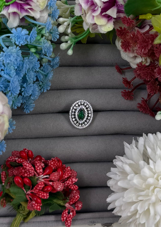 Eloise American Diamond Ring (Adjustable)
