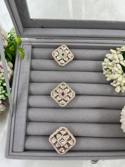 Golden Embrace Moissanite Ring