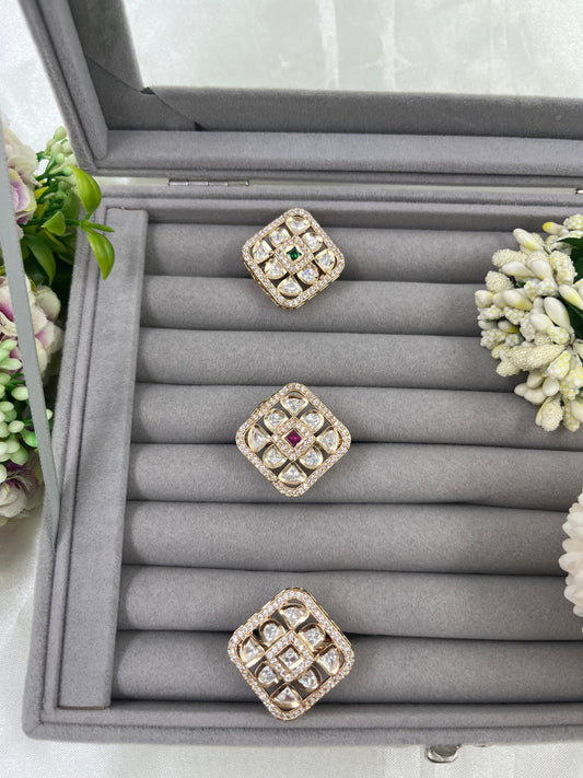 Golden Embrace Moissanite Ring