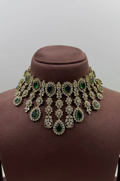 Tina Victorian Choker Necklace Set