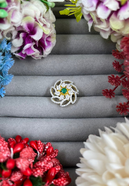 Myra Dual Tone Ad Ring