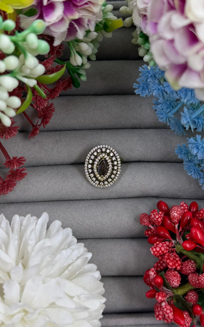 Yajna Victorian American Diamond Ring (Adjustable)
