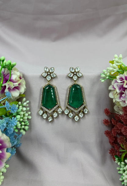 Zoe Victorian Moissanite Earring