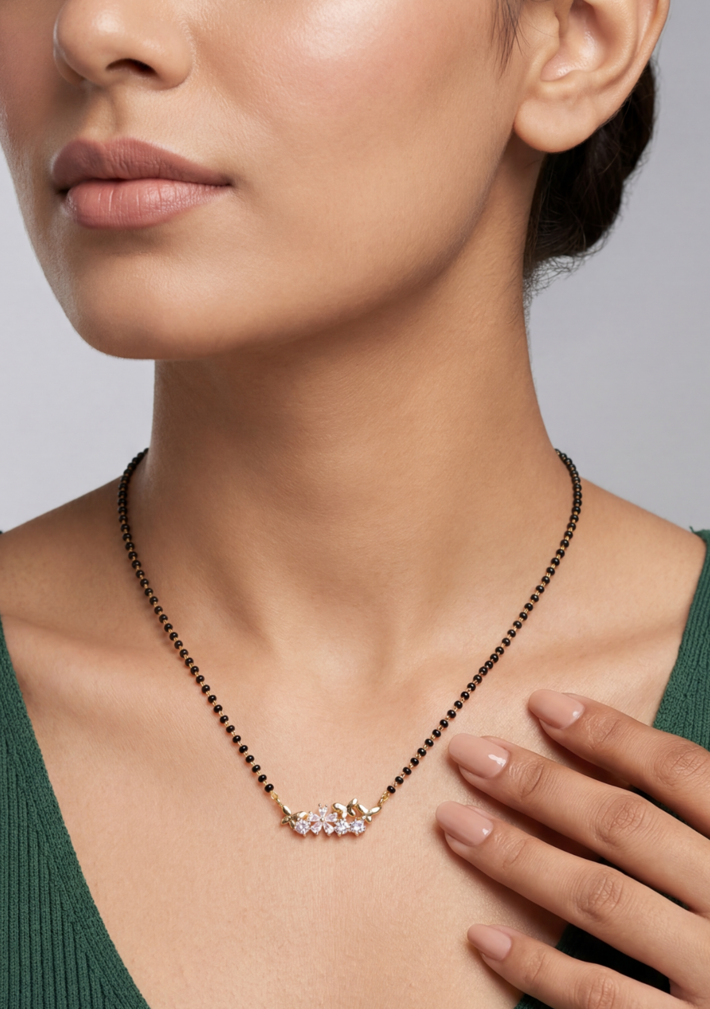 Butterfly Floral Gold Mangalsutra