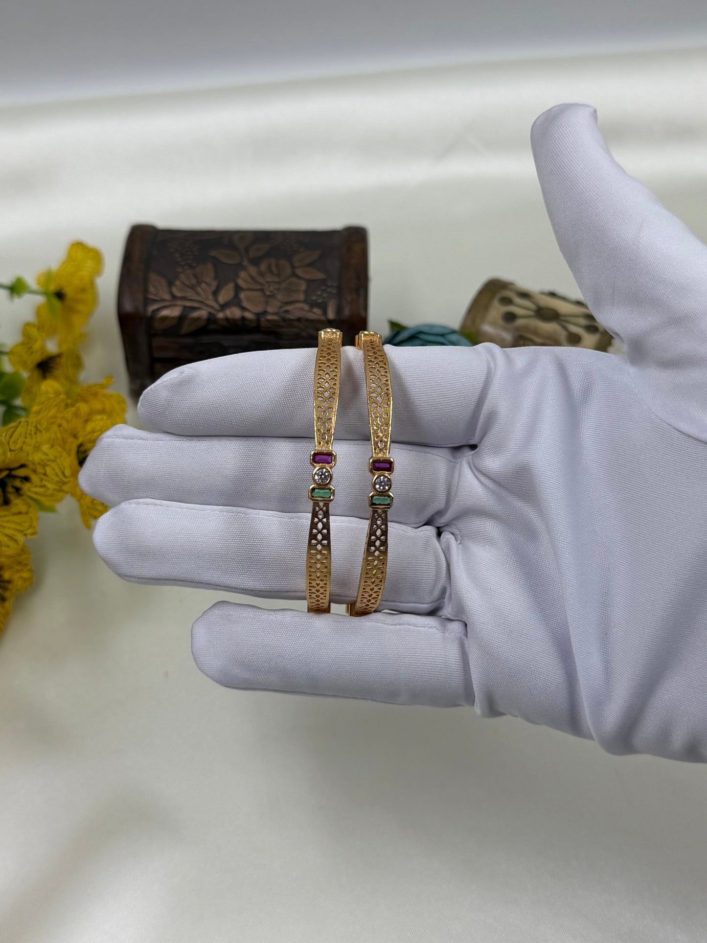 Bhumi Gold Bangles