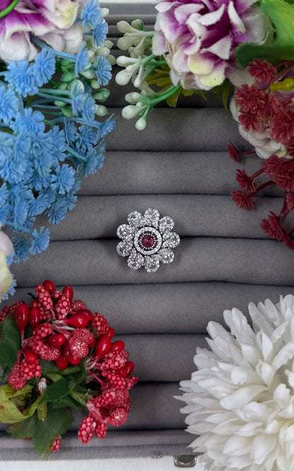Zoey American Diamond Ring (Adjustable)