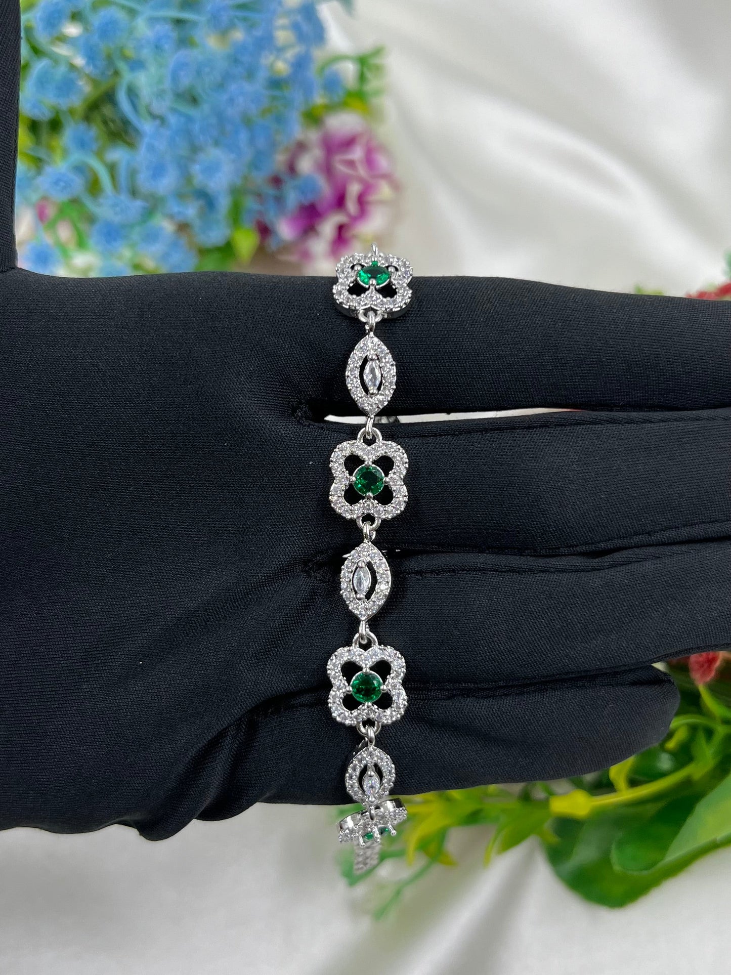 Tinsley American Diamond Bracelet (Adjustable)
