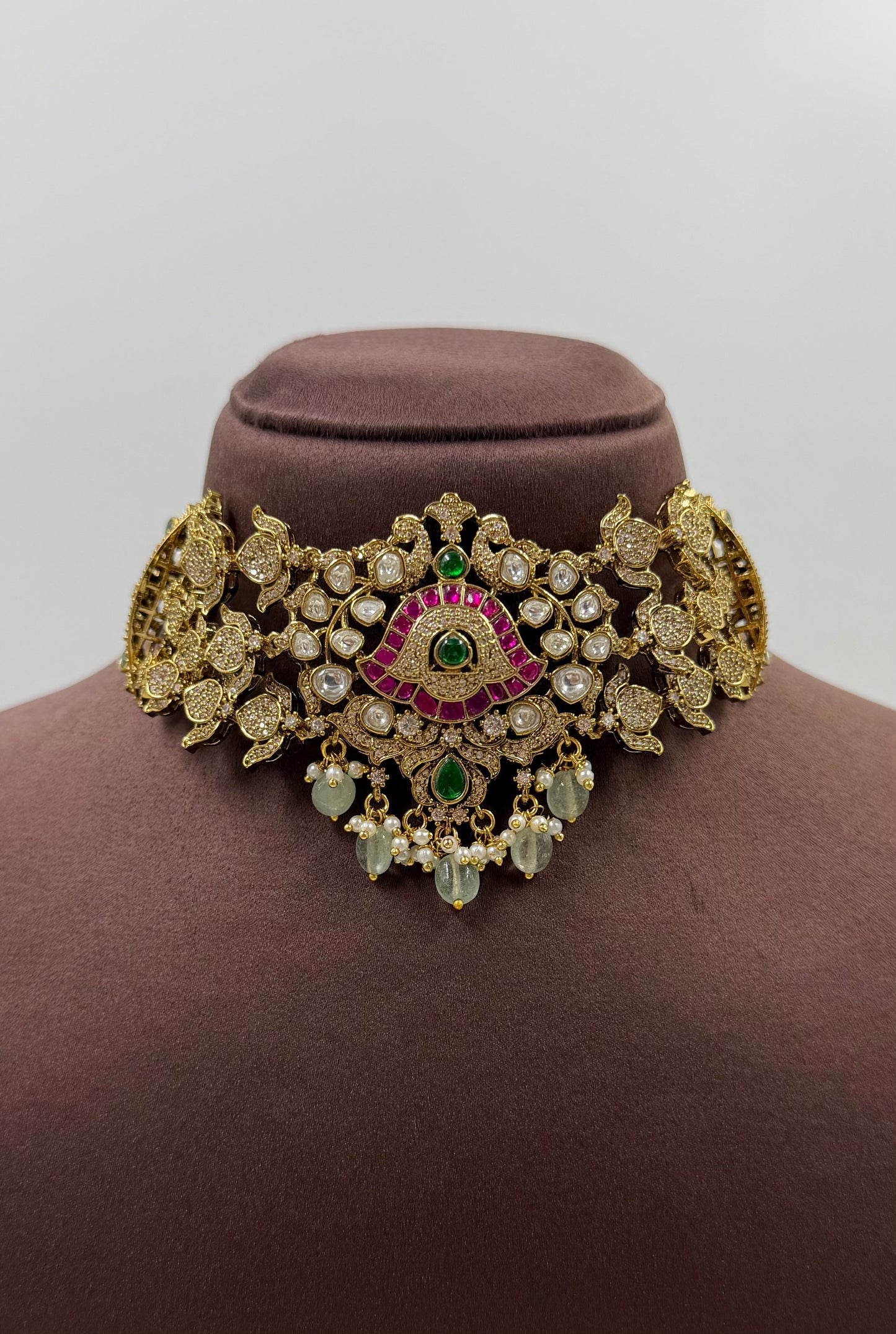 Naina Victorian Traditional Choker Necklace Set
