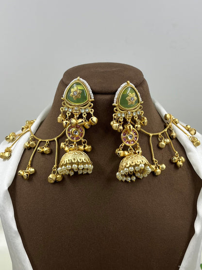 Daksha Kashmiri Earing with Earchain