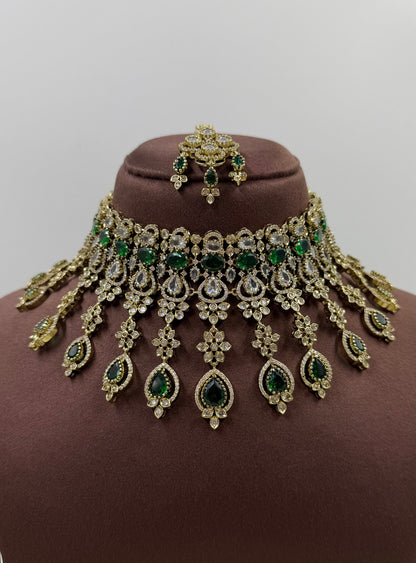 Daksha Premium Victorian Choker NecklaceSet