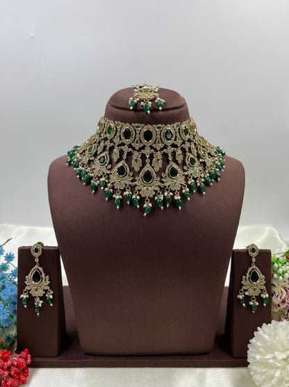 Rashmika Victorian Choker Necklace Set