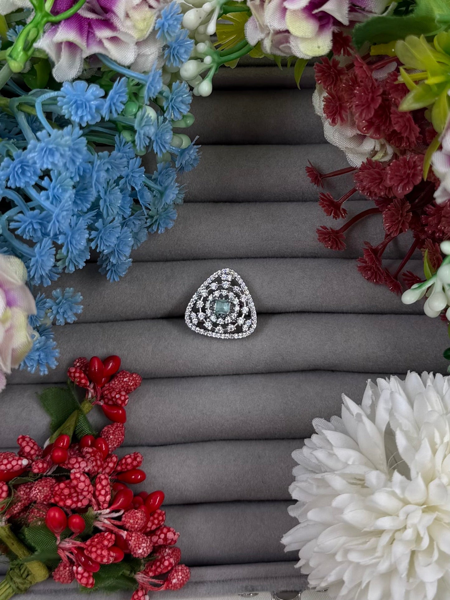Norah American Diamond Ring (Adjustable)