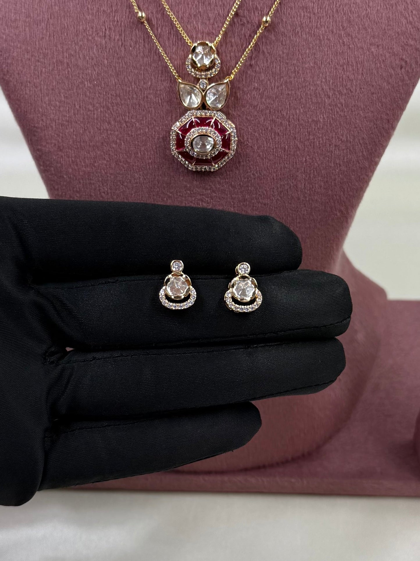 Ponam Moissanite Chain Pendant