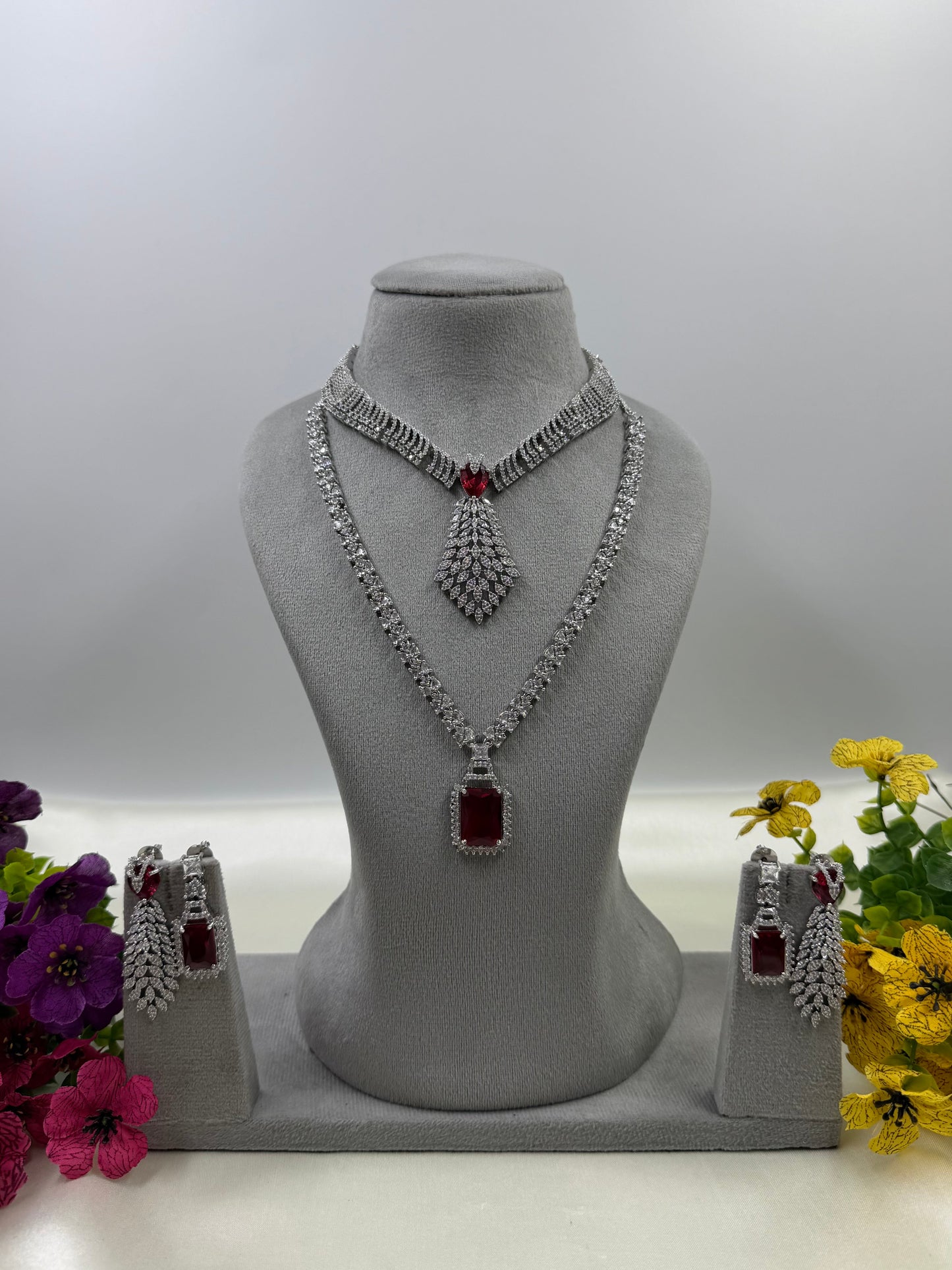 Grace American Diamond Combo Set