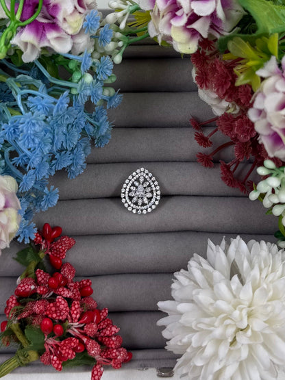 Alyvia American Diamond Ring (Adjustable)