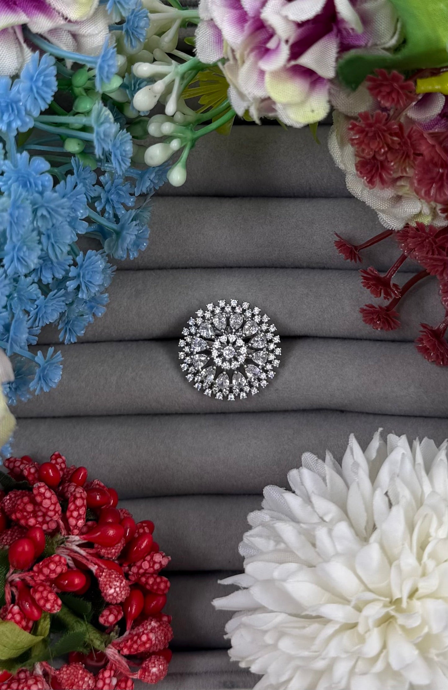 Kenzie American Diamond Ring (Adjustable)