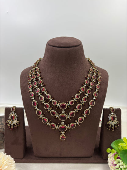 Gulbahar Rani Victorian Layered Necklace