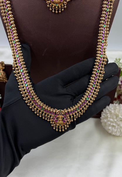 Lavanya South Temple Combo Necklace Set