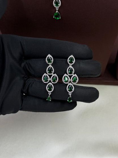 Jasmine American Diamond Necklace