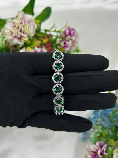 Rohini American Diamond Bracelet (Adjustable)