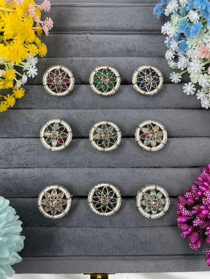 Varsha Victorian Ring (Adjustable)