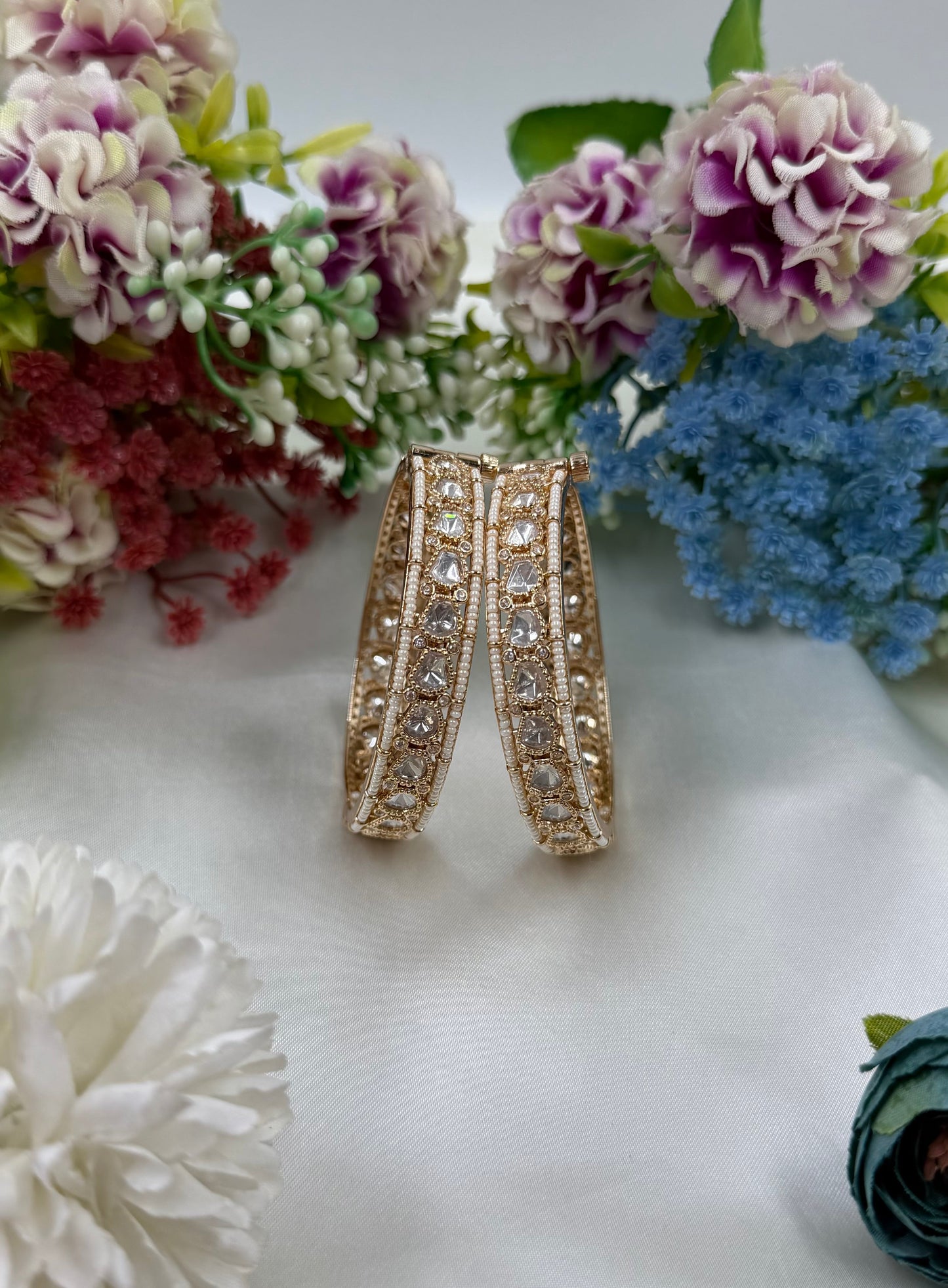 Dhriti Moissanite Bangles (Openable)