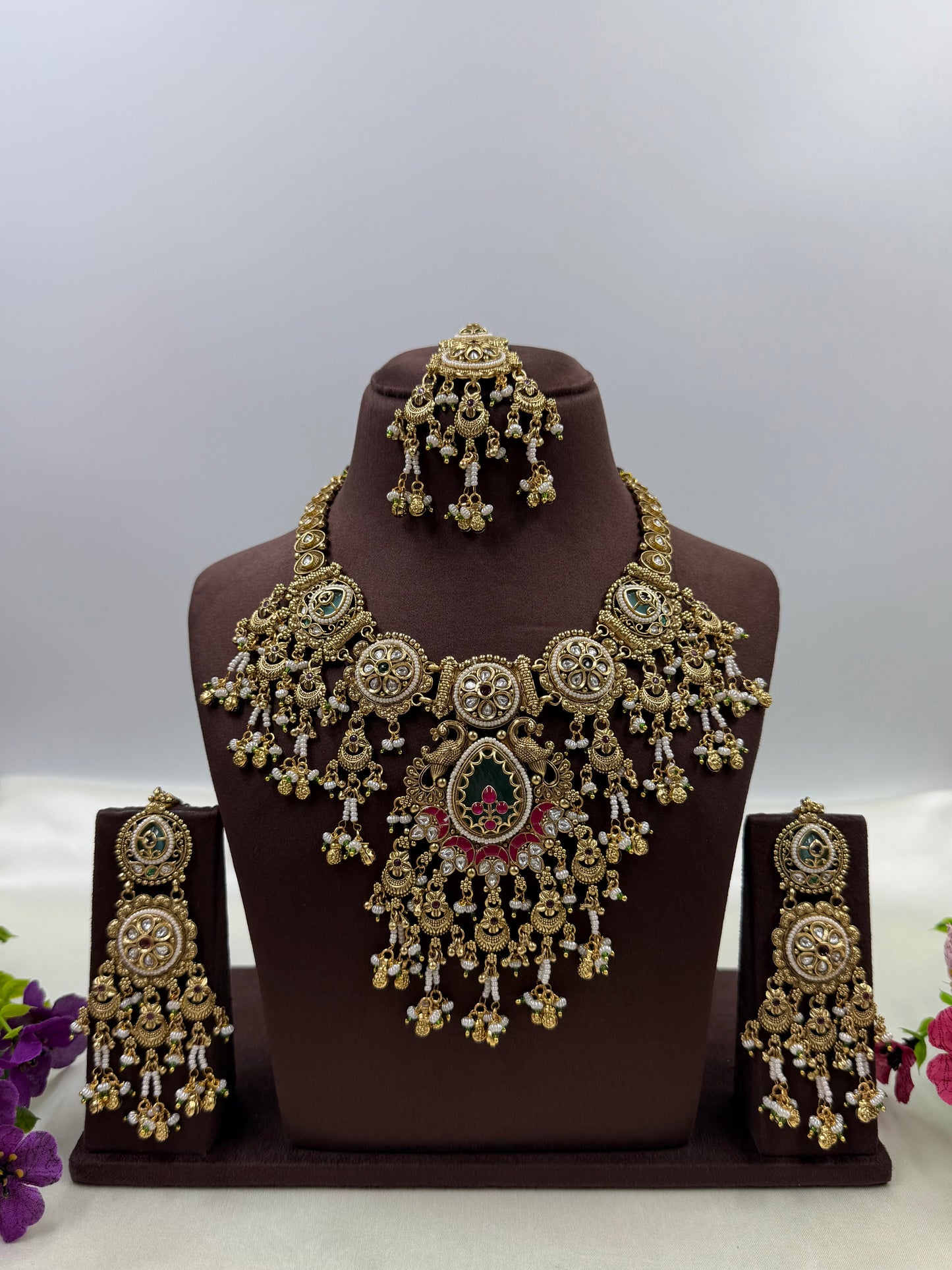Chitra Heritage Semi Bridal Set