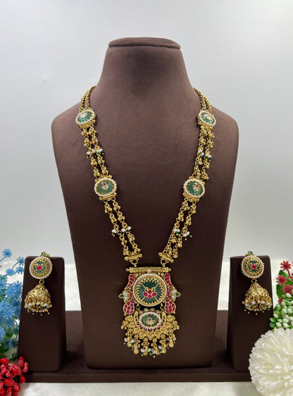 Heena Heritage Long Necklace Set