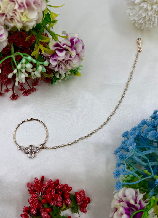 Akshara Moissanite Nose Ring